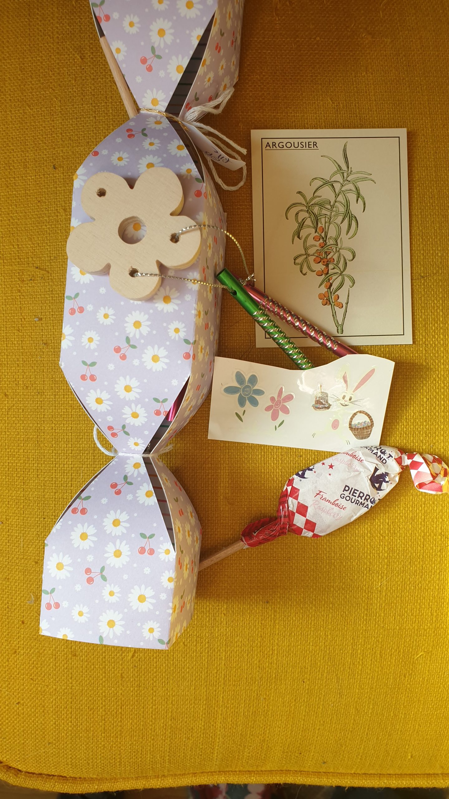 papillote fille printemps